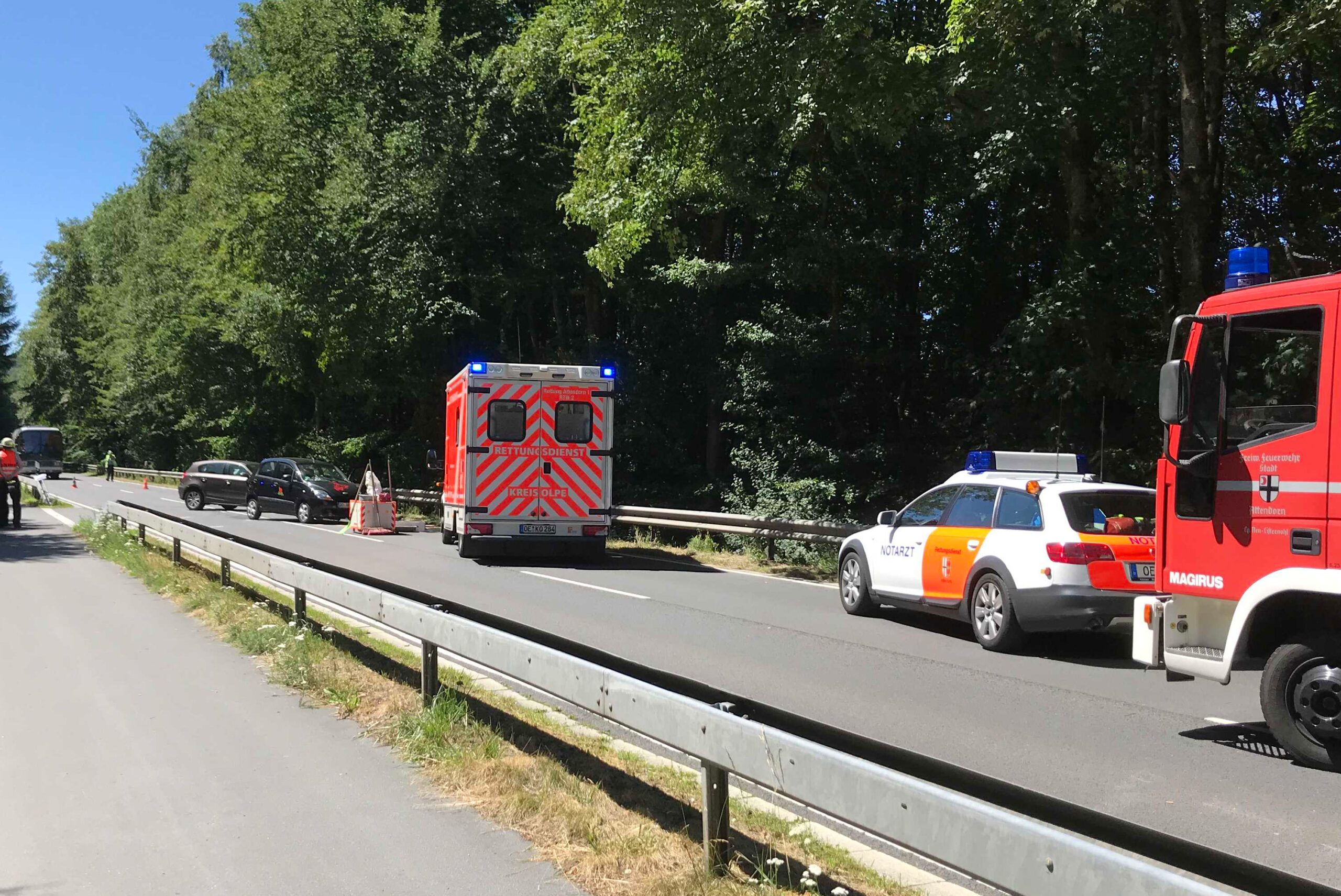 Verkehrsunfall auf der L 512