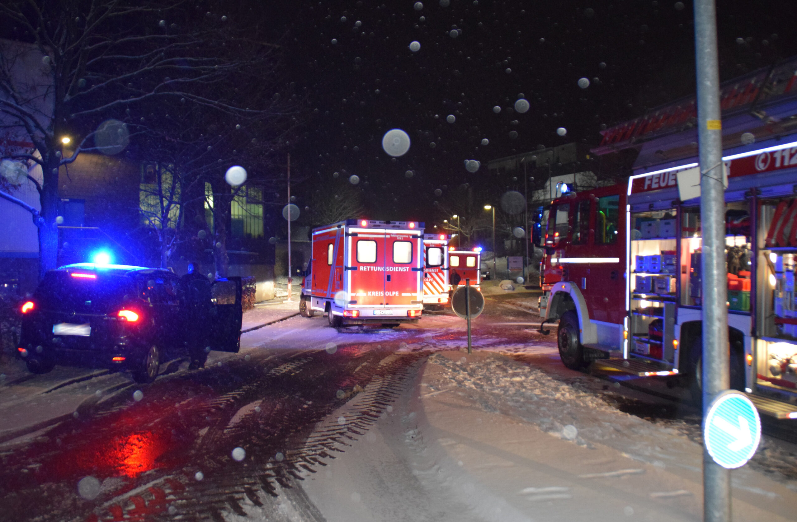 Verkehrsunfall im Industriegebiet Ennest