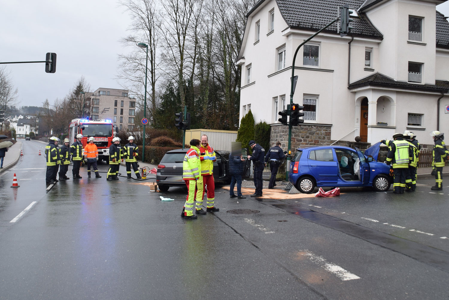 Verkehrsunfall auf der Hansastraße