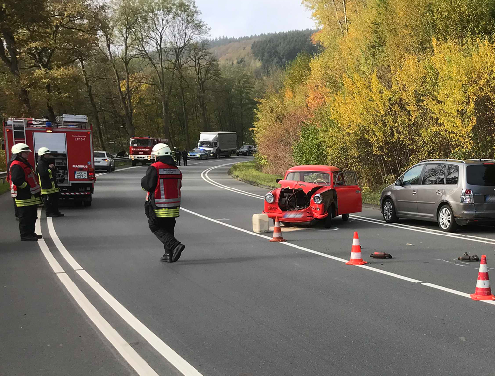 Verkehrsunfall auf der Ihnestraße