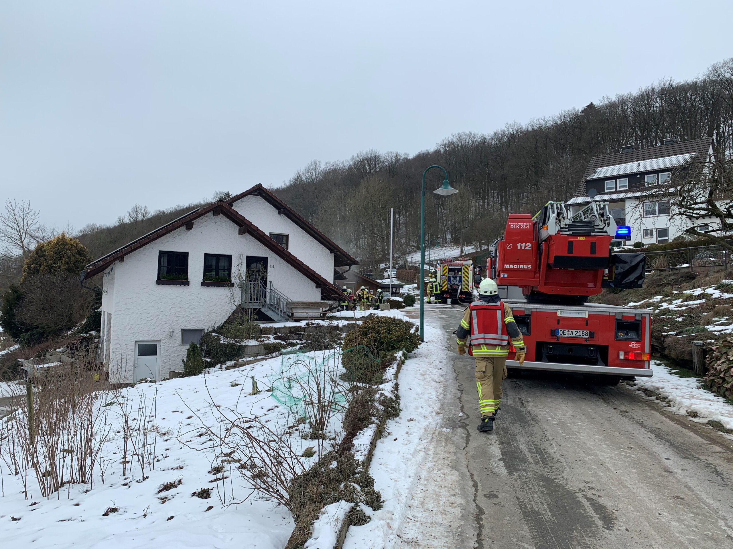 Kellerbrand in Attendorn-Bürberg